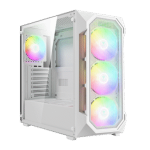 Gabinete GAMDIAS AURA GC1 ELITE WH V2 ARGB | ATX, 4F