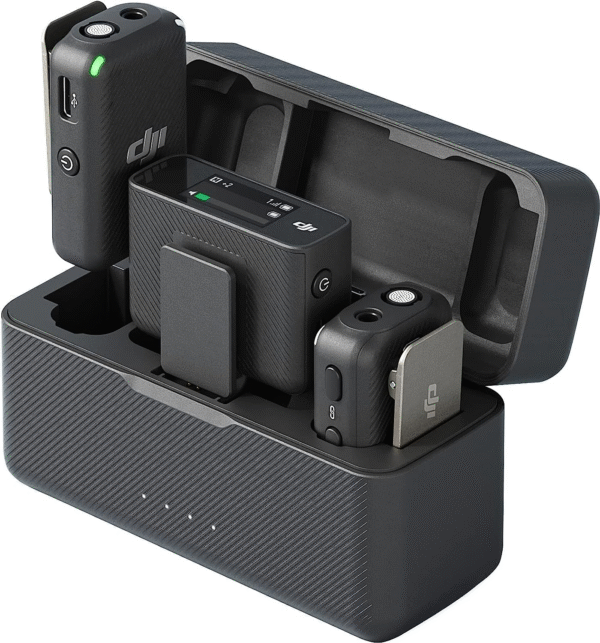Micrófono DJI MIC | 2 TX + 1 RX + Estuche de Carga