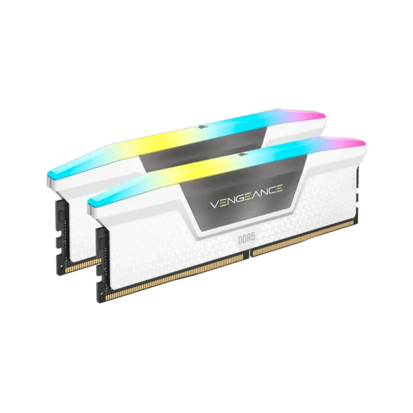 Ram CORSAIR VENGEANCE RGB WHITE 32GB | (2x16GB) DDR5-6000, CL36