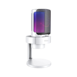 Micrófono FIFINE AMPLIGAME A8 WHITE | Cardiode, Single Mode (USB)