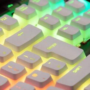 Keycaps REDRAGON SCARAB WHITE A130 | 105 Teclas, Español