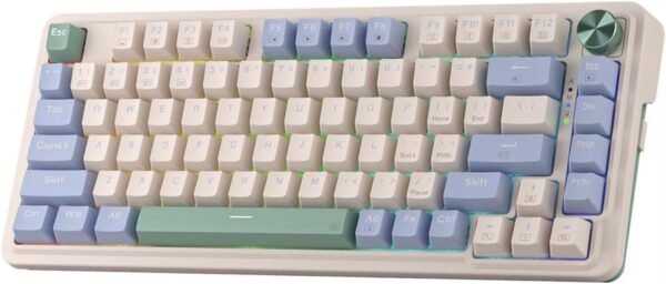 Teclado REDRAGON UCAL PRO VINTAGE WHITE K673 | Red Switch, Español - Image 3