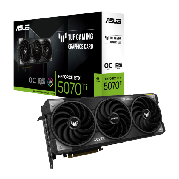 TARJETA DE VIDEO ASUS TUG Gaming GeForce RTX ™ 5070 Ti 16GB GDDR7 OC Edition