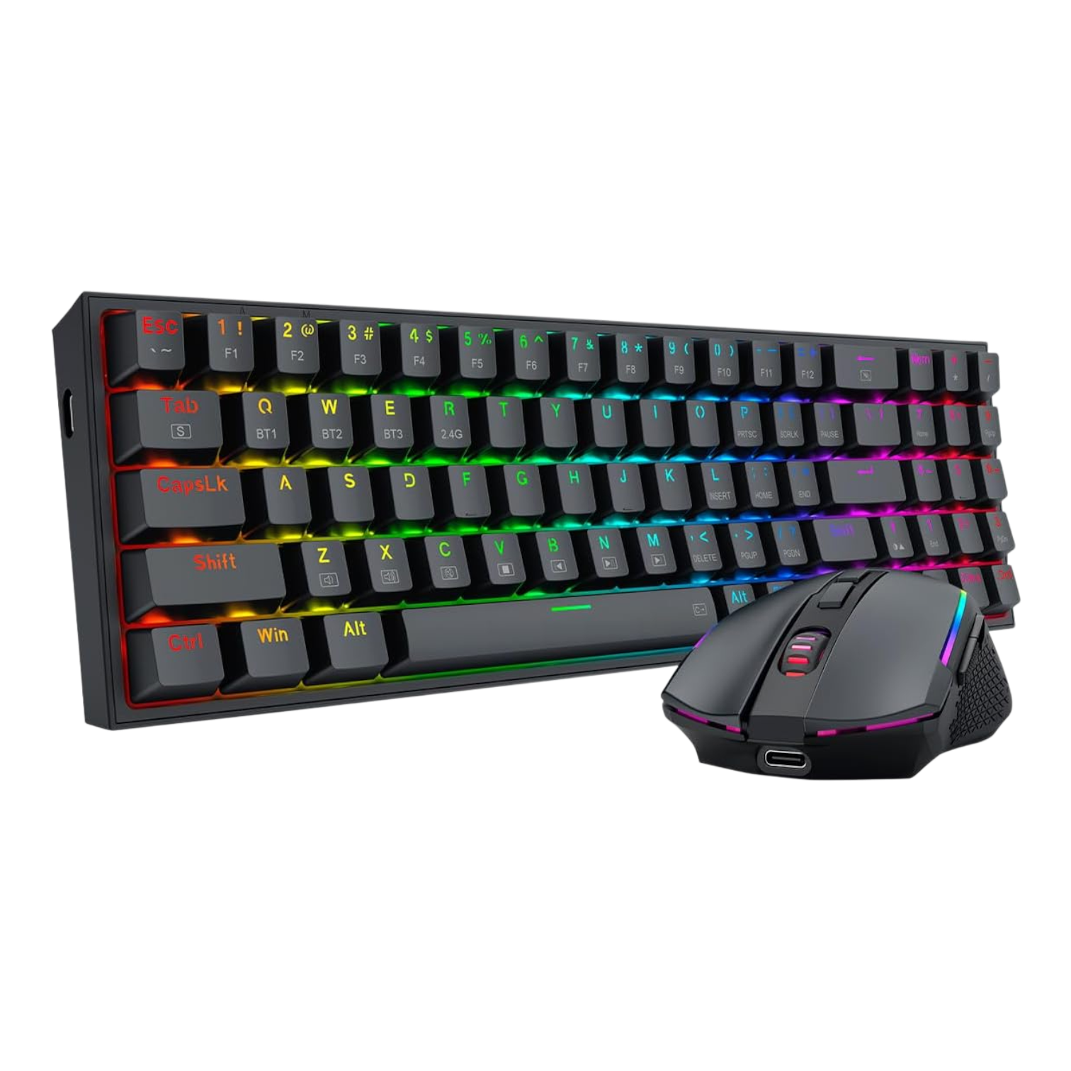 Combo REDRAGON S136 | Mecánico, Inalámbrico