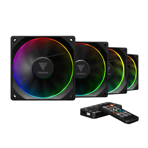 Kit de Ventiladores GAMDIAS AEOLUS M3 1203R (x3)