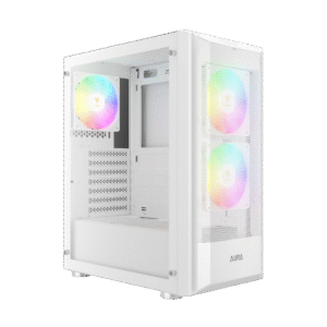 Gabinete GAMDIAS AURA GC6 WH ARGB | ATX, 3F