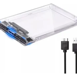 Adaptador Externo para HDD 2.5'' | USB 3.0, Color Transparente