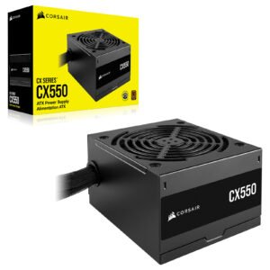 Fuente Real CORSAIR CX550 | 550W, 80+BRONZE