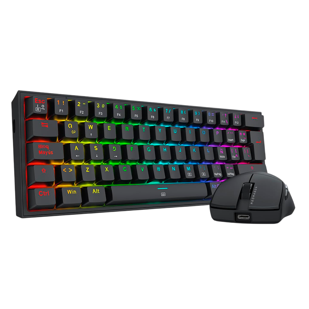 Combo REDRAGON S143 | Mecánico, Cableado