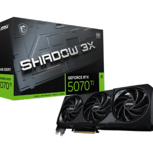 Tarjeta Gráfica MSI RTX 5070 TI SHADOW 3X OC 16GB | GDDR7