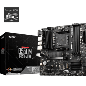 Placa Base MSI PRO B550M VDH | AM4, DDR4