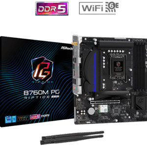 Placa Base ASROCK B760M PG RIPTIDE WIFI | LGA1700, DDR5