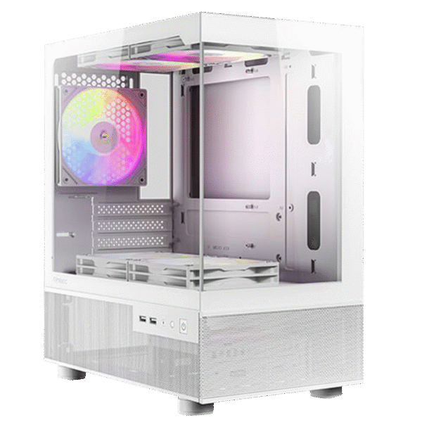 Gabinete ANTEC CX200M RGB ELITE WHITE | M-ATX, 5F