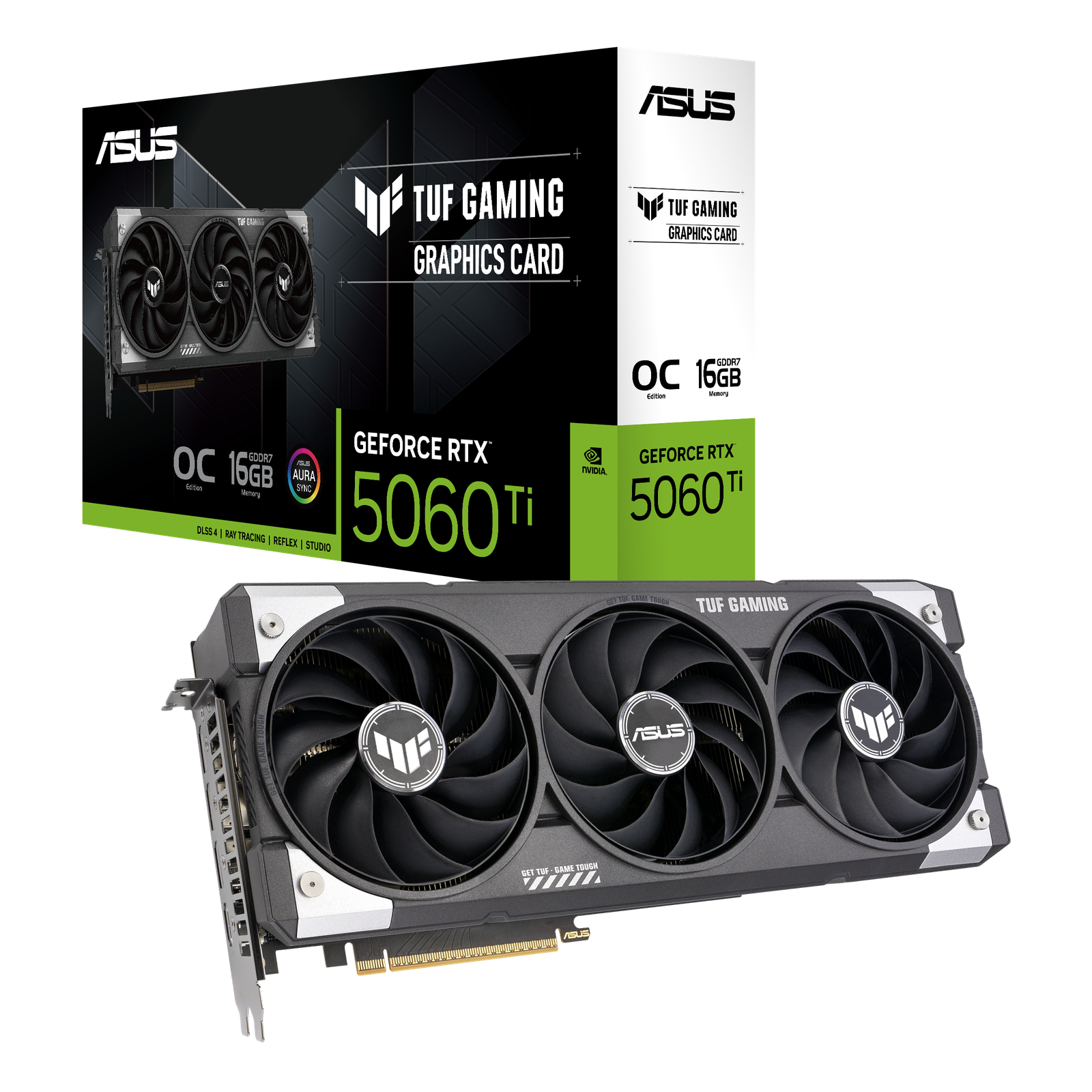 Tarjeta Gráfica ASUS TUF GAMING RTX 5060 TI OC EDITION 16GB | GDDR7