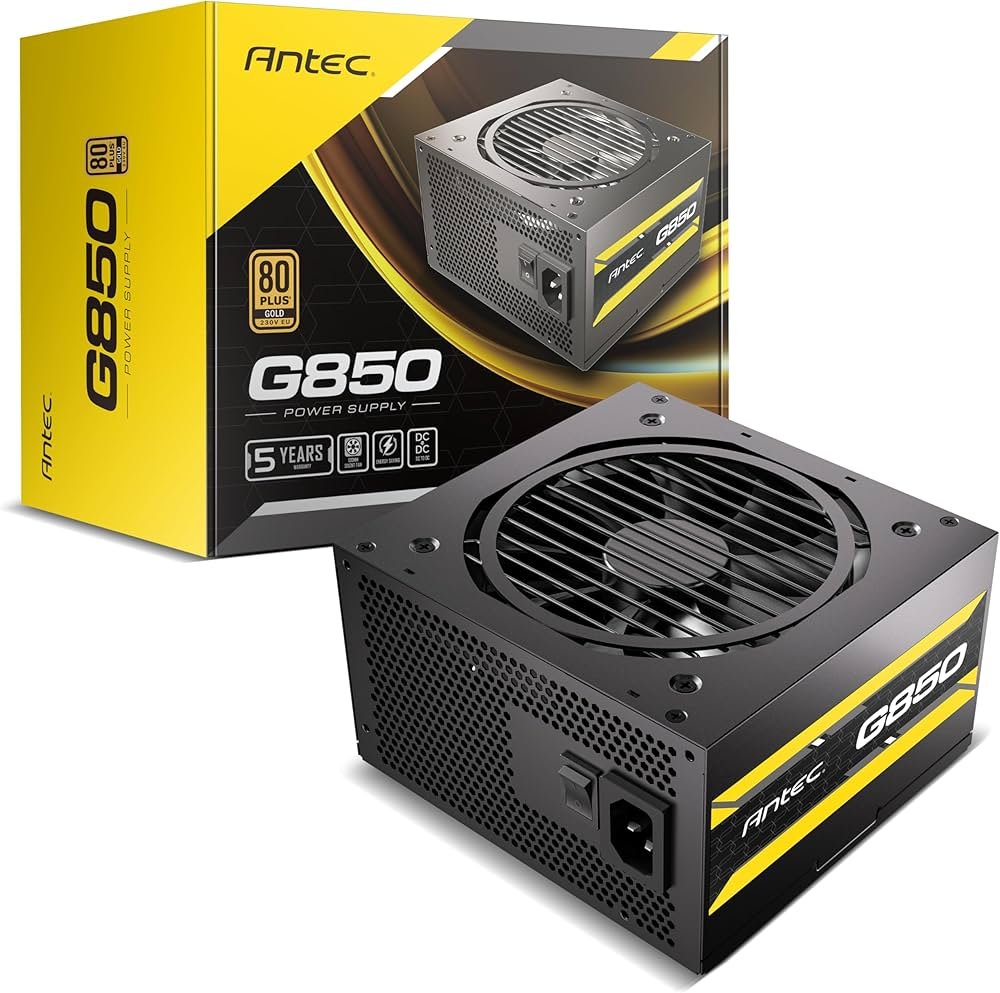 Fuente Real ANTEC G850 | 850W, 80+GOLD, SEMIMODULAR