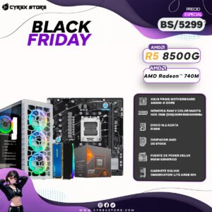 Combo AMD-6: R5 8500G + RADEON 740M