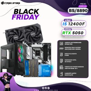 Combo INTEL-1: I5 12400F + RTX 5050 8GB