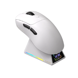 Mouse AJAZZ X NACODEX AJ179 APEX WHITE | Tri-Mode (USB/2.4G-8K/BT)