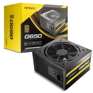 Fuente Real ANTEC ATOM G650 | 650W, 80+GOLD, SEMIMODULAR
