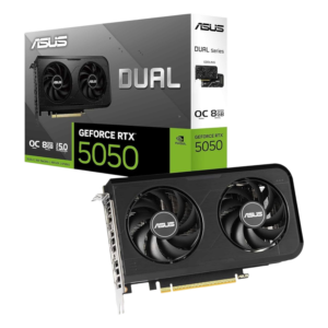 Tarjeta Gráfica ASUS DUAL RTX 5050 OC EDITION 8GB | GDDR6, 2 FANS
