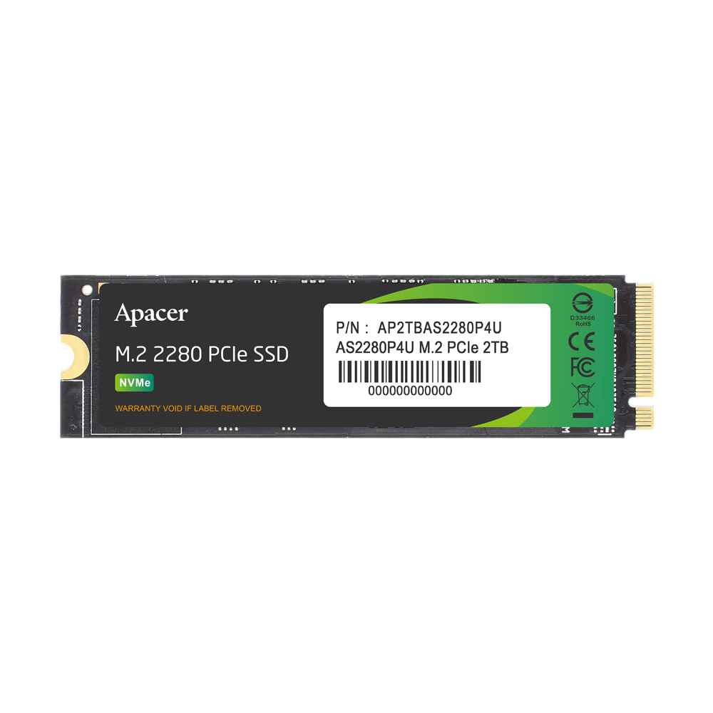 M.2 APACER AS2280P4U 256GB | GEN 3, 3500MB/s