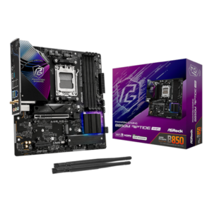 Placa Base ASROCK PHANTOM GAMING B850M RIPTIDE WIFI | M-ATX, AM5, DDR5