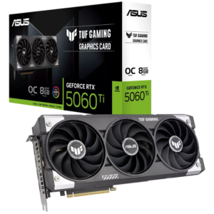 Tarjeta Gráfica ASUS TUF GAMING RTX 5060 TI OC EDITION 8GB | GDDR7, 3 FANS, 302mm