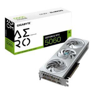 Tarjeta Gráfica GIGABYTE RTX 5060 AERO OC 8GB | GDDR7, 3 FANS, 281mm