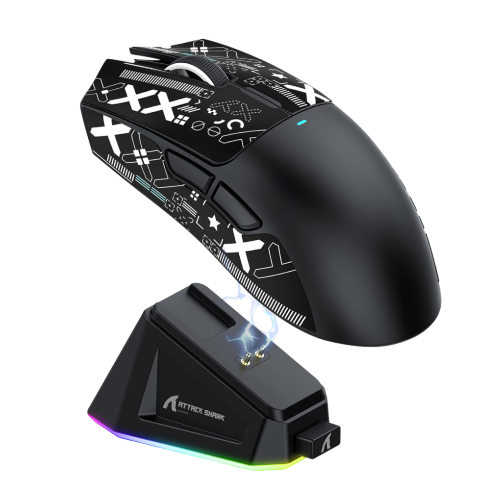 Mouse ATTACK SHARK X11 BLACK W/TAPE | Tri-Mode (USB/2.4G/BT)