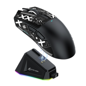 Mouse ATTACK SHARK X11 BLACK W/TAPE | Tri-Mode (USB/2.4G/BT)