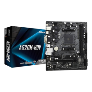 Placa Base ASROCK A520M-HDV | M-ATX, AM4, DDR4