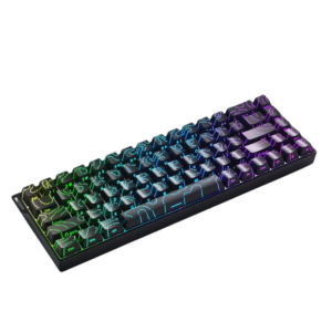 Teclado AJAZZ X NACODEX AK680 V2 CONTOUR BLACK | Arctic Isle Switch, Inglés, Single Mode (USB-8K)