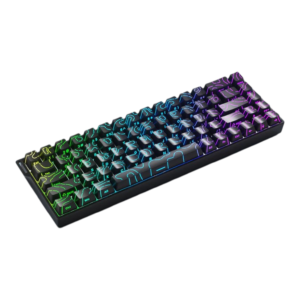 Teclado AJAZZ X NACODEX AK680 V2 CONTOUR BLACK | Arctic Isle Switch, Inglés, Single Mode (USB-8K)