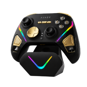Mando AJAZZ GP100 BLACK/GOLD | D/X-Input, Tri-Mode (USB/2.4G-1K/BT), Hall Effect