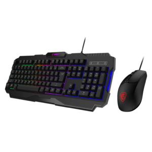 Combo MSI FORGE GK100 COMBO (Teclado GK100 + Mouse GM100) | Single Mode (USB)