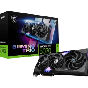 Tarjeta Gráfica MSI RTX 5070 GAMING TRIO OC 12GB | GDDR7, 3 FANS, 338mm