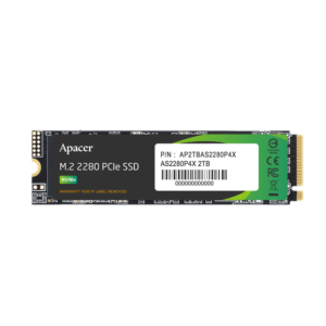 M.2 APACER AS2280P4X 2TB 2100Mb/s Write Up to 1700Mb/s PCIe Gen 3
