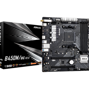 Placa Base ASROCK B450M/AC R2.0 | M-ATX, AM4, DDR4