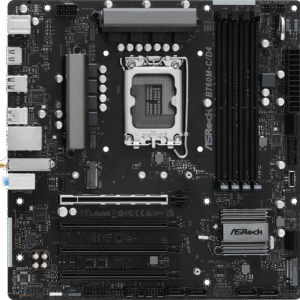 Placa Base ASROCK B760M-C/D4 M-ATX, LGA1700, DDR4 (OEM)