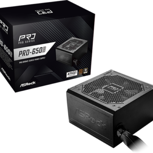 Fuente Real ASROCK PRO-650B SERIES 80+BRONCE ATX3.1