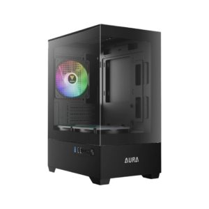 Gabinete GAMDIAS AURA GC9M ARGB | M-ATX, 3 FANS