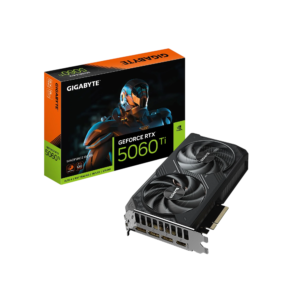 TARJETA DE VIDEO GIGABYTE GeForce RTX 5060 Ti WINDFORCE MAX OC 8GB 128-bit GDDR7, PCIe 5.0