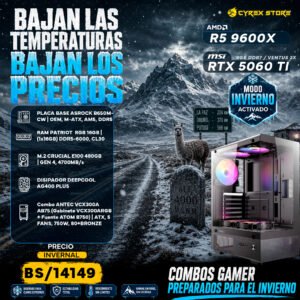 COMBO MODO INVIERNO ACTIVADO (R5 9600X RTX 5060Ti)