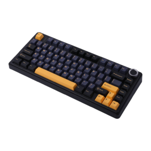Teclado AULA F75 US Black/Blue/Orange | Reaper Switch, Trimode (2.4G + BT+ USB)