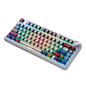 Teclado AULA F75 US Comic | Reaper Switch, Trimode (2.4G + BT+ USB)