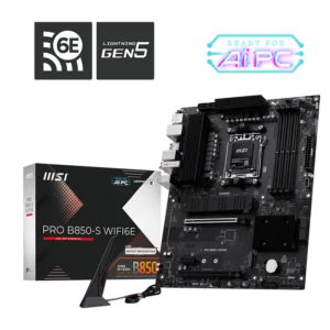 Placa Base MSI PRO B850-S | ATX, AM5 AMD Wi-Fi6E DDR5 Motherboard